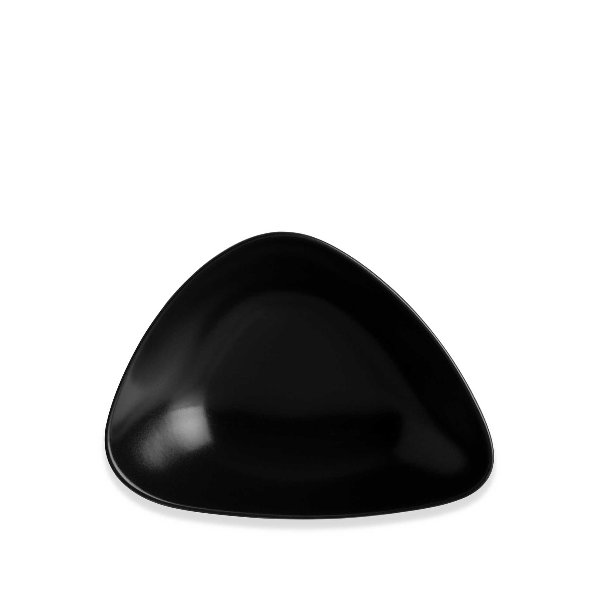 Prato Porcelana Vendome Fundo Preto 24X19X7cm