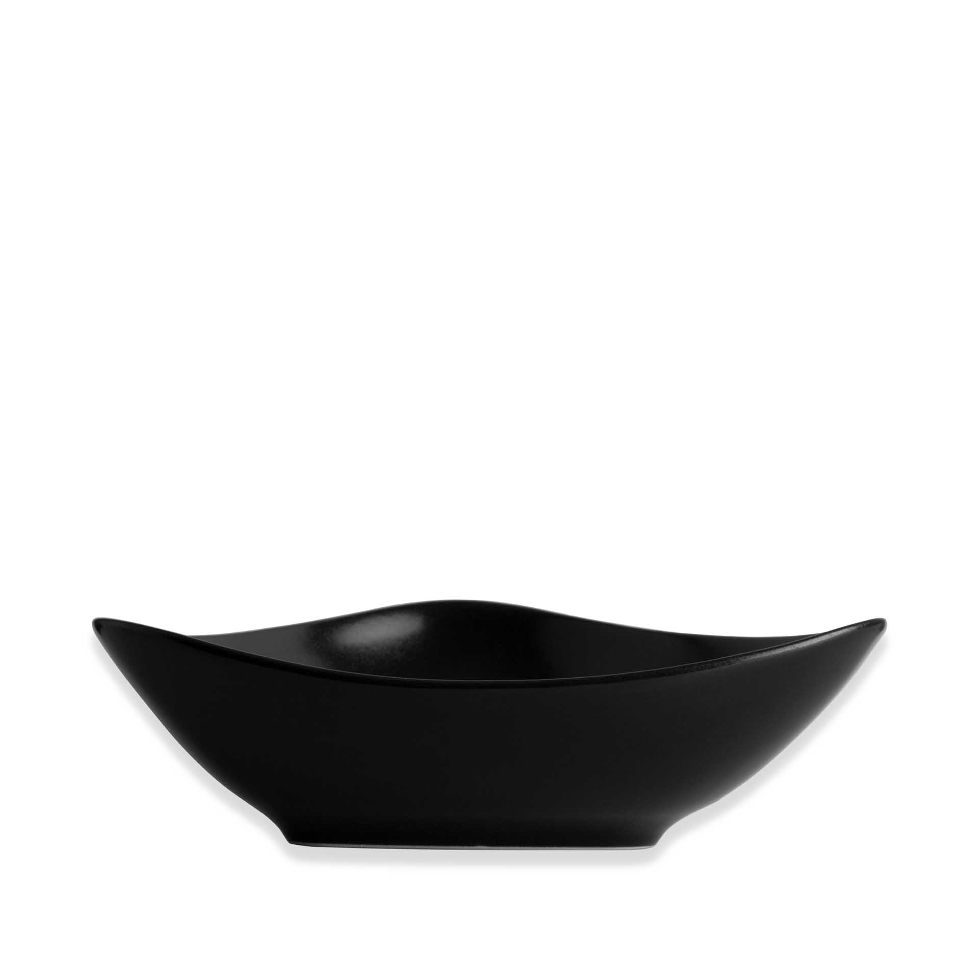 Prato Porcelana Vendome Fundo Preto 24X19X7cm