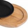 Suporte Bambu + Base Ferro Gourmand 24X12CM