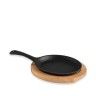 Suporte Bambu + Base Ferro Gourmand 24X12CM