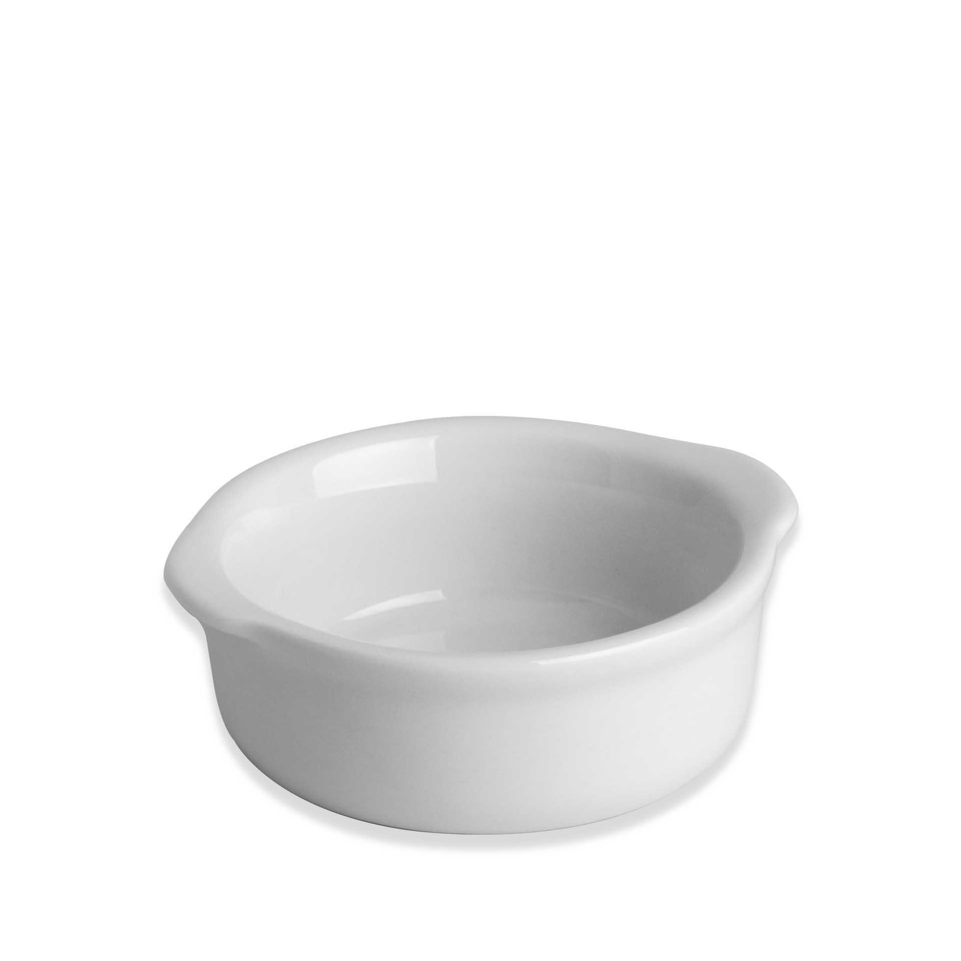 Caçarola Porcelana Degustacion Branco 13X11X3.5cm