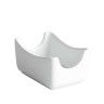 Açucareiro Porcelana Ming Branco 7X11X5.5cm Açucareiro Porcelana Ming Branco 7X11X5.5cm