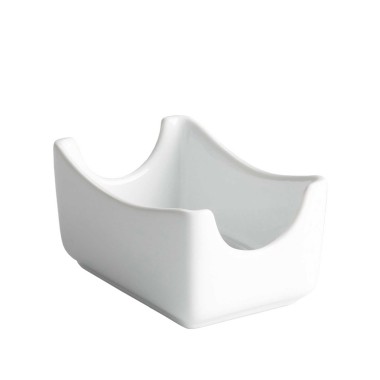 Açucareiro Porcelana Ming Branco 7X11X5.5cm