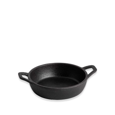 Assadeira Ferro Gourmand Redonda Preto 12.5X3cm