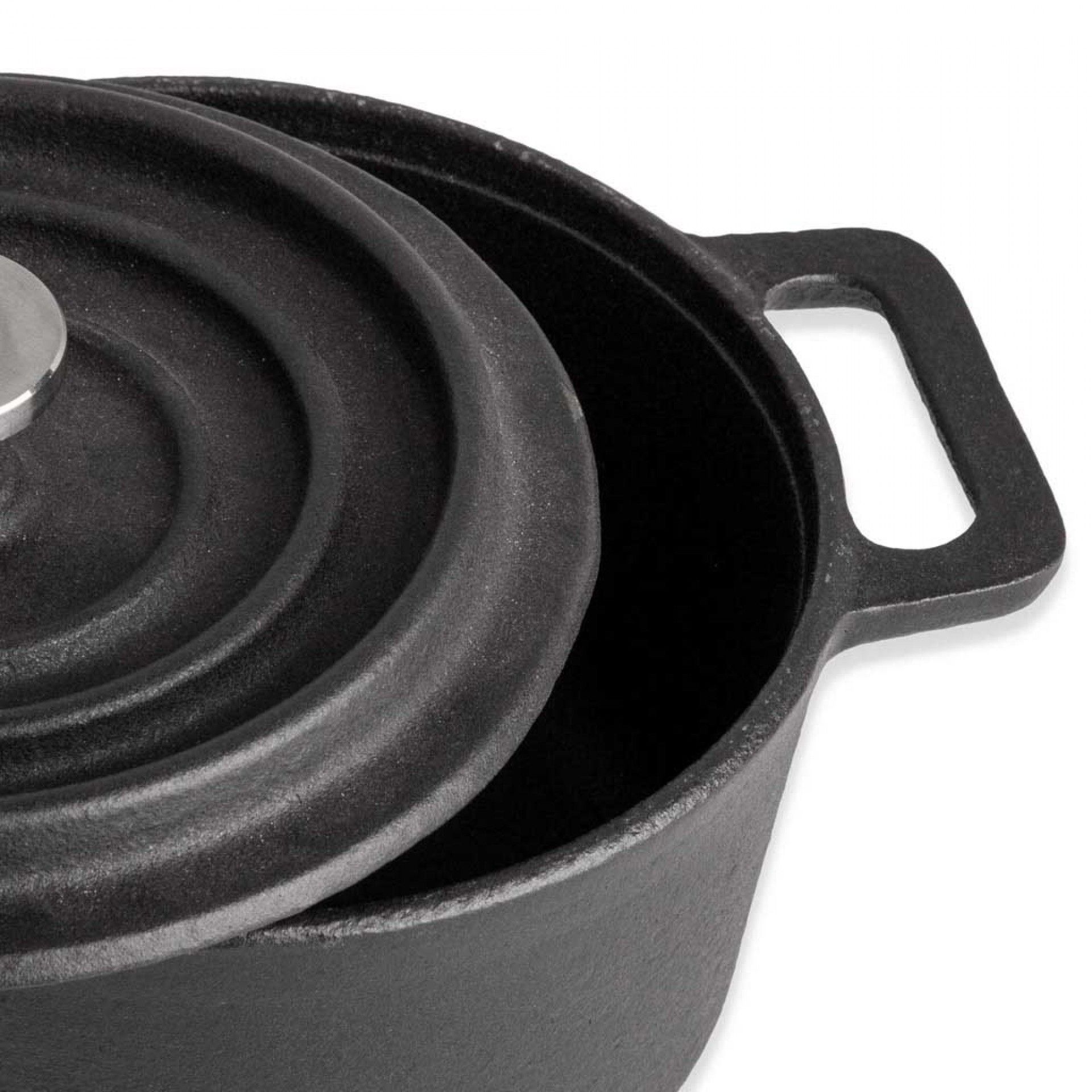 Caçarola Ferro Gourmand Preto 10X6cm