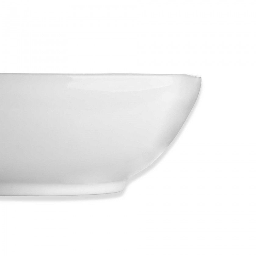Taça Porcelana Kenia Branco 12X12X4cm Taça Porcelana Kenia Branco 12X12X4cm
