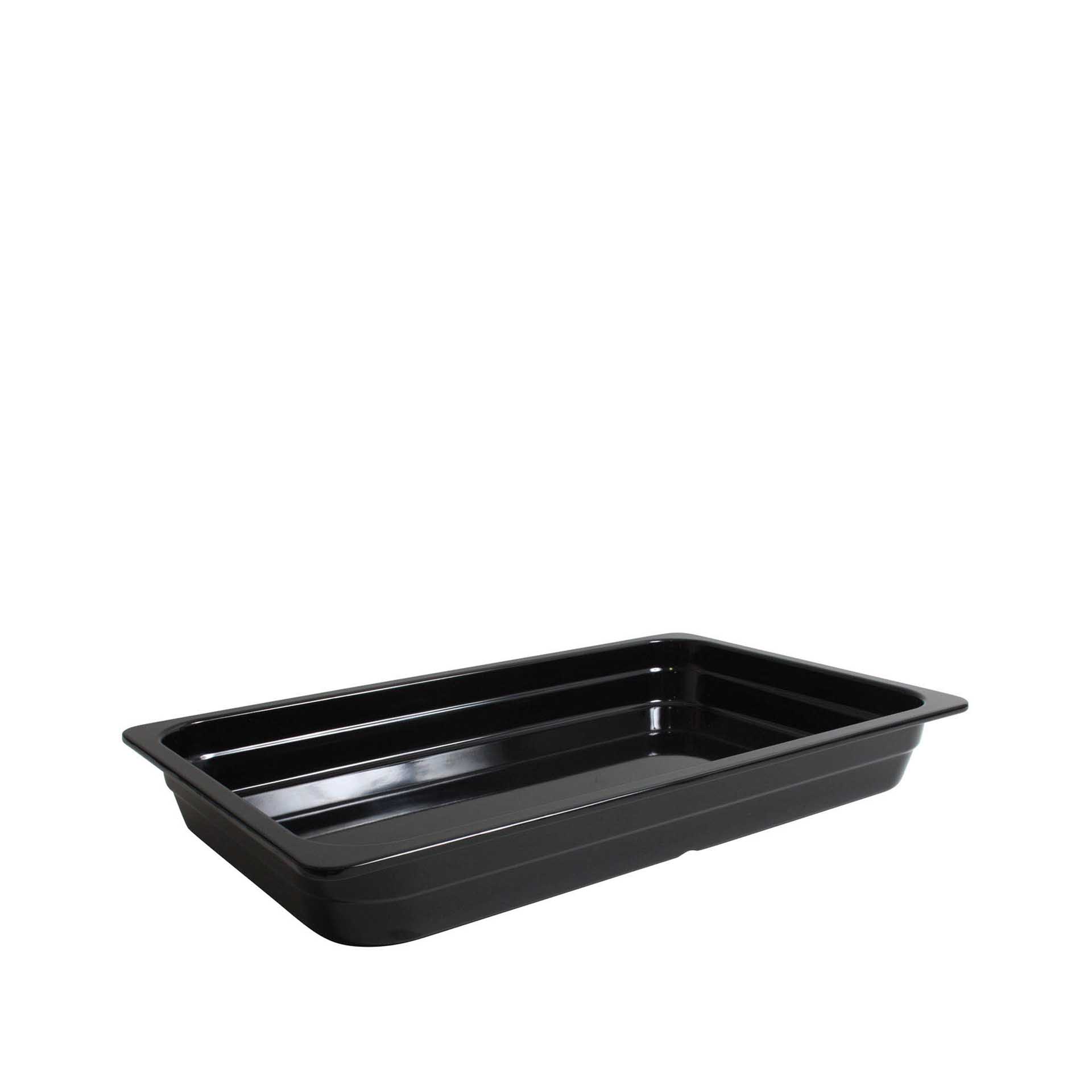 Gn1/1 Container Melamina Preto 53X32.5X6.5cm
