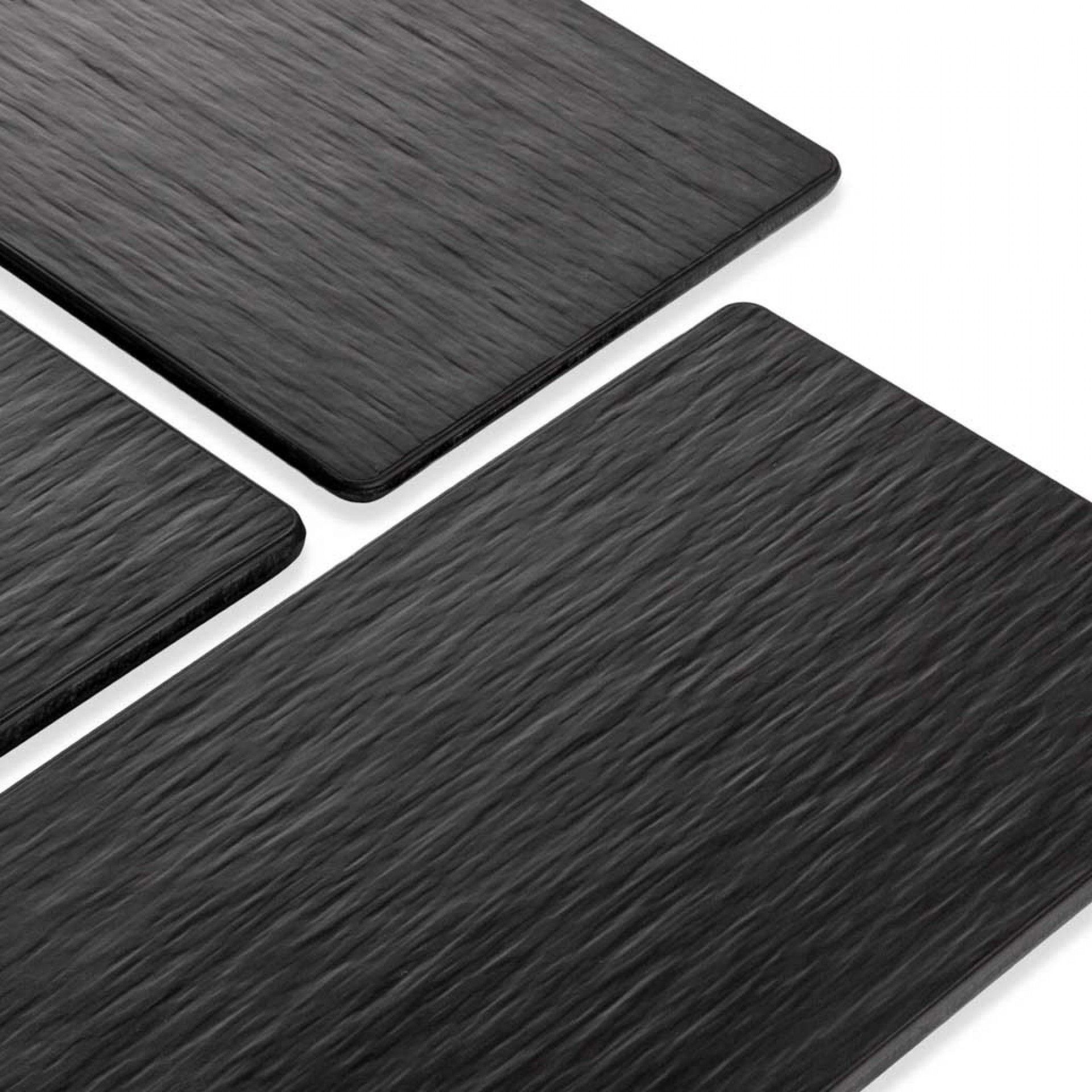 Bandeja Melamina Africa Preto 37X18X0.7cm