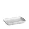 Travessa Porcelana Algarve Branco 21X13X3cm Travessa Porcelana Algarve Branco 21X13X3cm