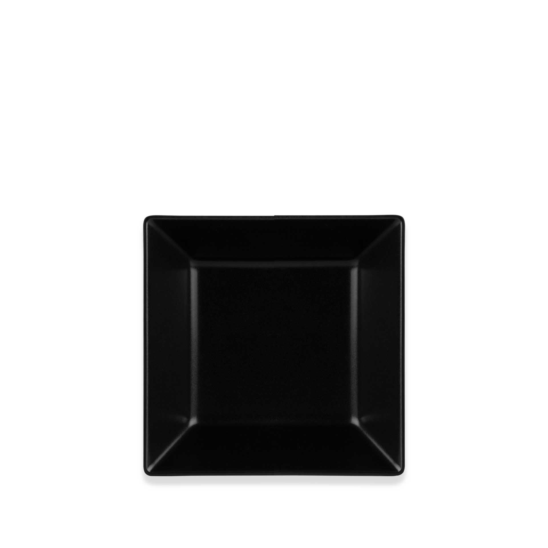 Prato Porcelana Fundo Porcelana Ming II Preto 17.5X17.5X5cm