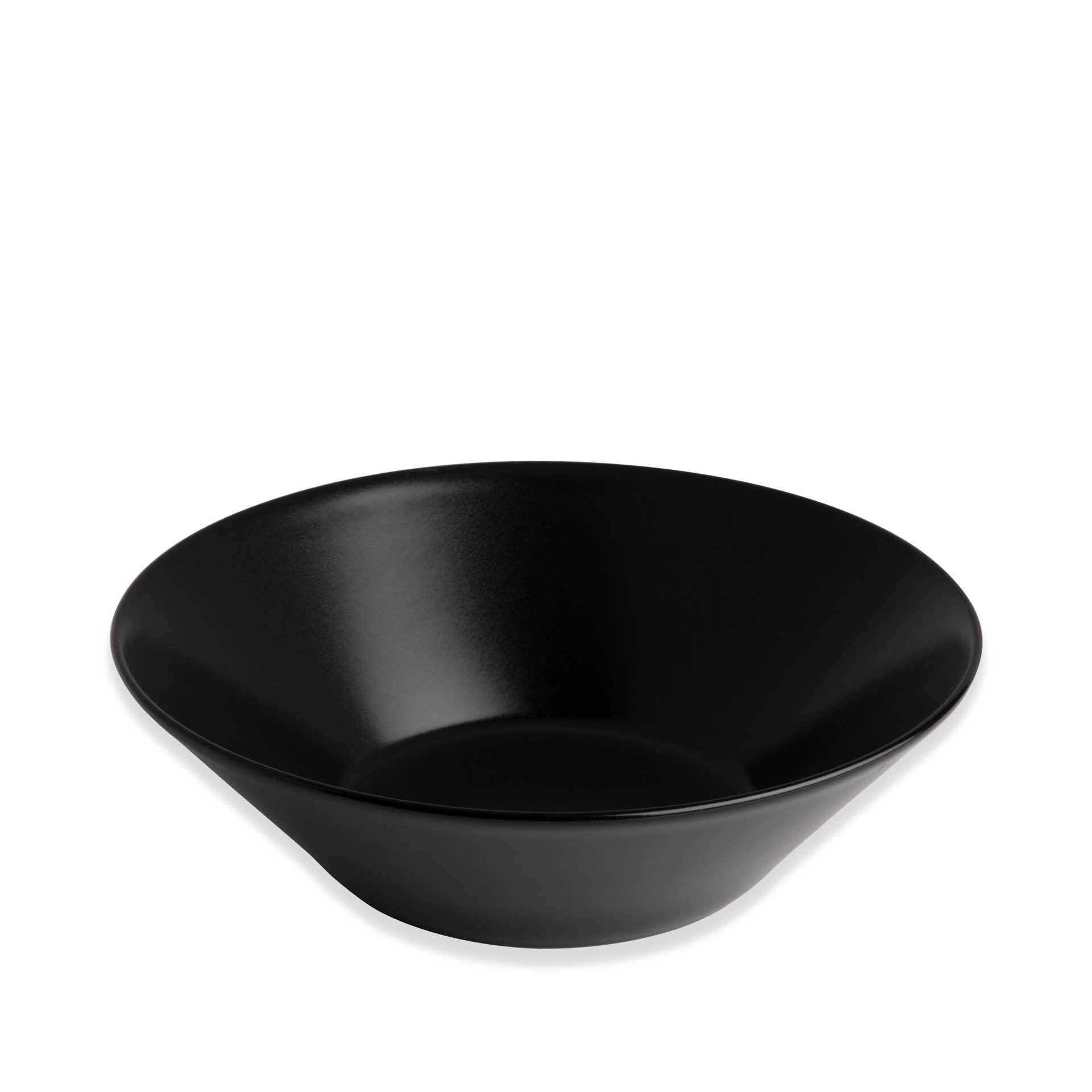 Saladeira Porcelana The Reserve Preto 24X8cm