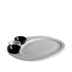 Prato Porcelana Four + 3 Taas Branco 34X28X2cm