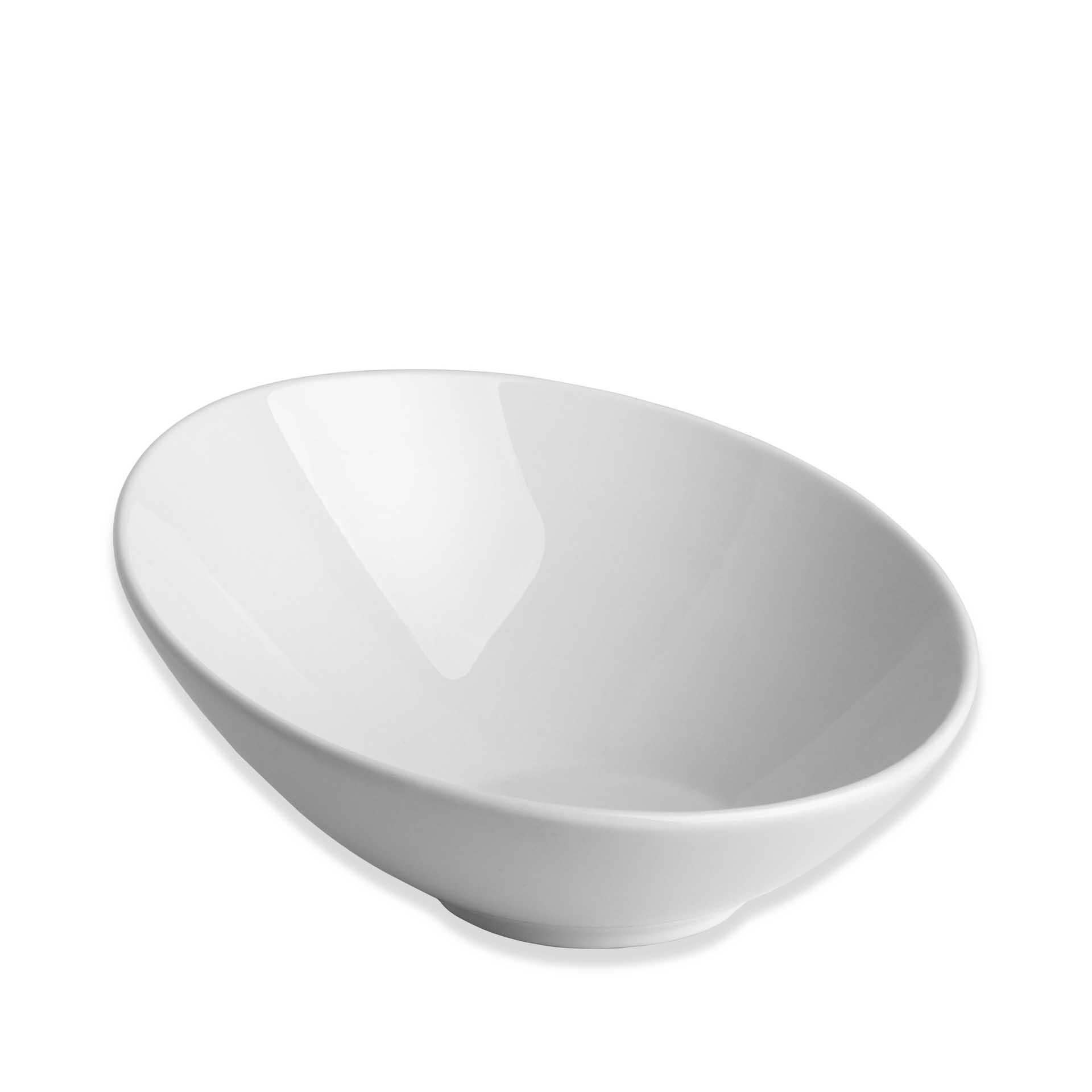 Prato Trattoria Porcelana Branco 30X8cm