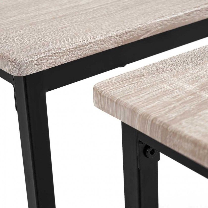 Mesa 110CM Com 2 Bancos Mesa 110CM Com 2 Bancos