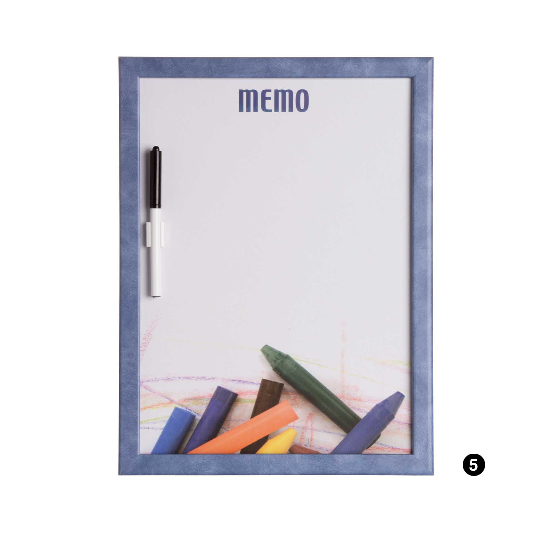 Quadro Escrita Madeira/Plástico Branco 30X40cm