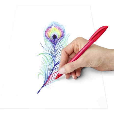 Caneta Esferogr�fica Staedtler Ball Preta 1mm - Image product