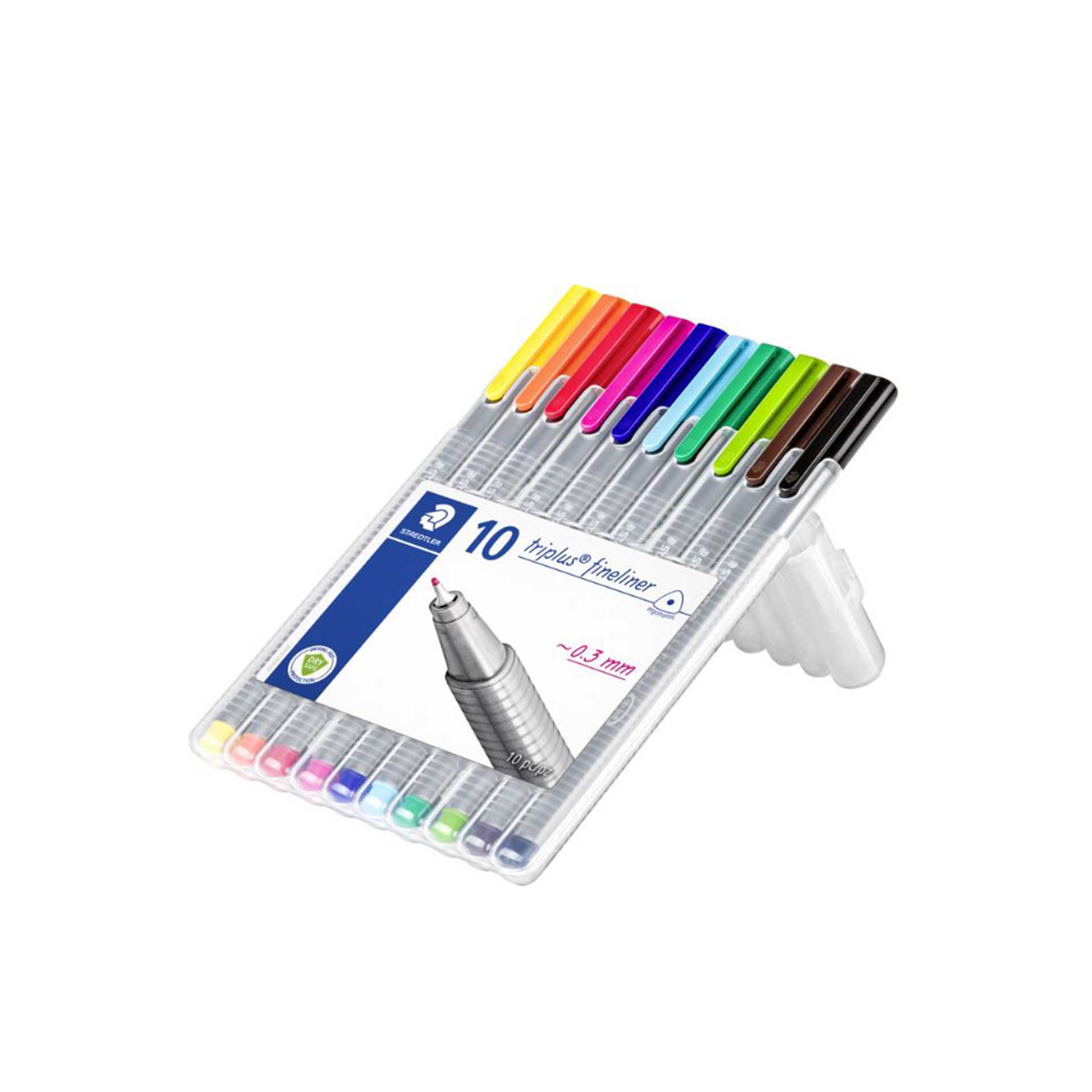 Caneta Ponta Fina Staedtler 10 Cores 0.3mm