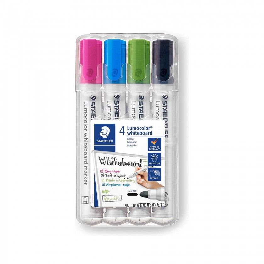 Marcador Quadro Branco Staedtler 4 Cores