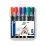 Marcador Permanente Staedtler 6 Cores 2/5MM Marcador Permanente Staedtler 6 Cores 2/5MM