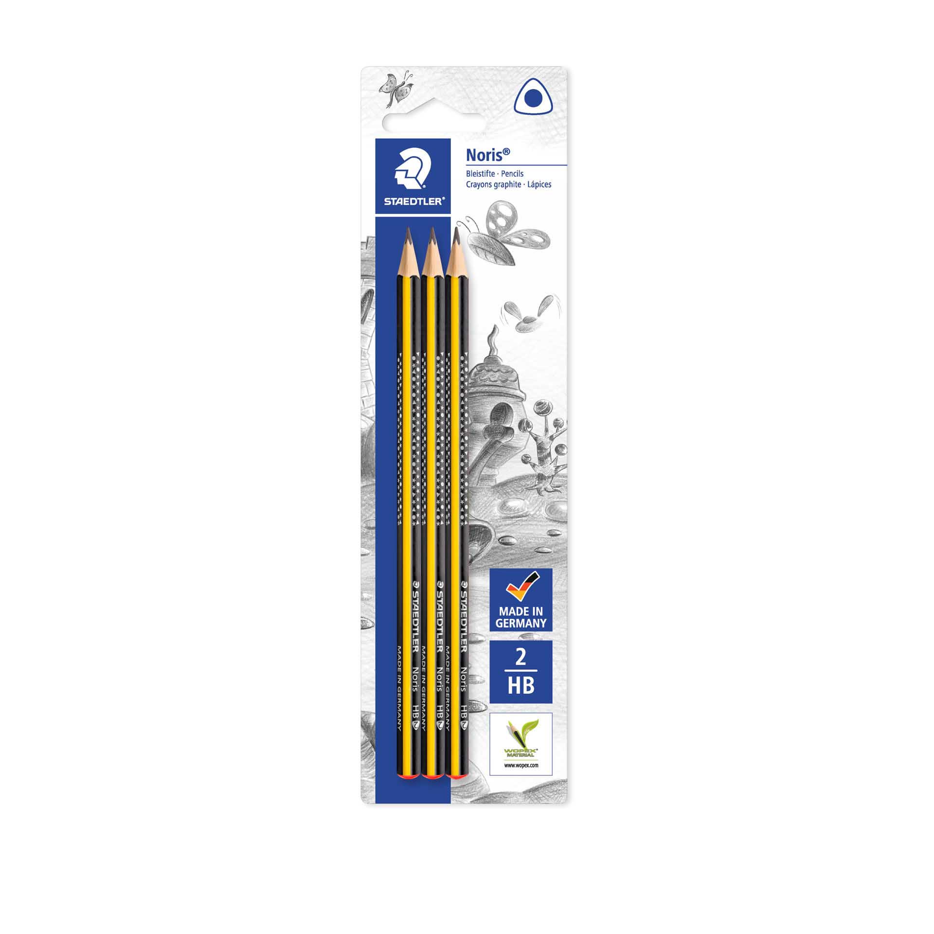Lápis Staedtler Noris HB Pack 3