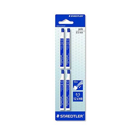 Tubo 12 Minas Polo Staedtler 0.5mm Pack 4 - Image product
