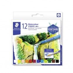 Lpis Cera Aguarela Staedtler 12 Cores