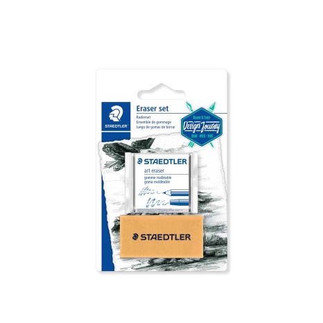 Borracha Apagadora Artística Staedtler Pack 2 - Image product