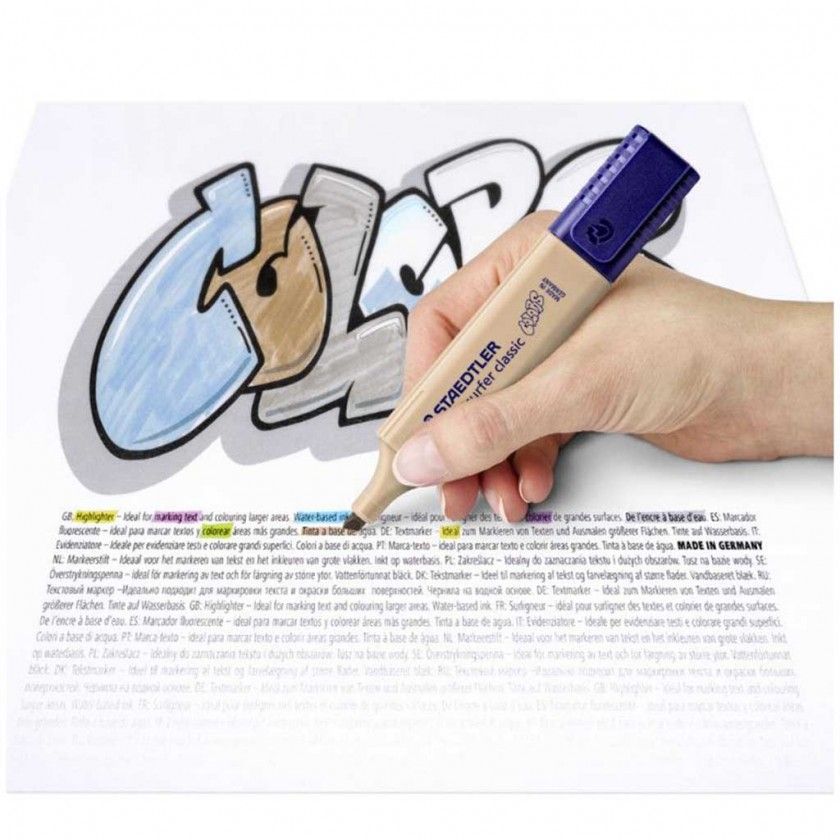 Marcador Staedtler Fluo Textsurfer Pastel Pack 4 Marcador Staedtler Fluo Textsurfer Pastel Pack 4