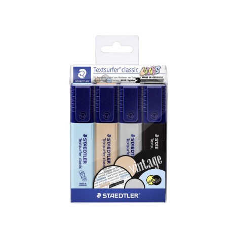 Marcador Staedtler Fluo Textsurfer Pastel Pack 4 - Image product