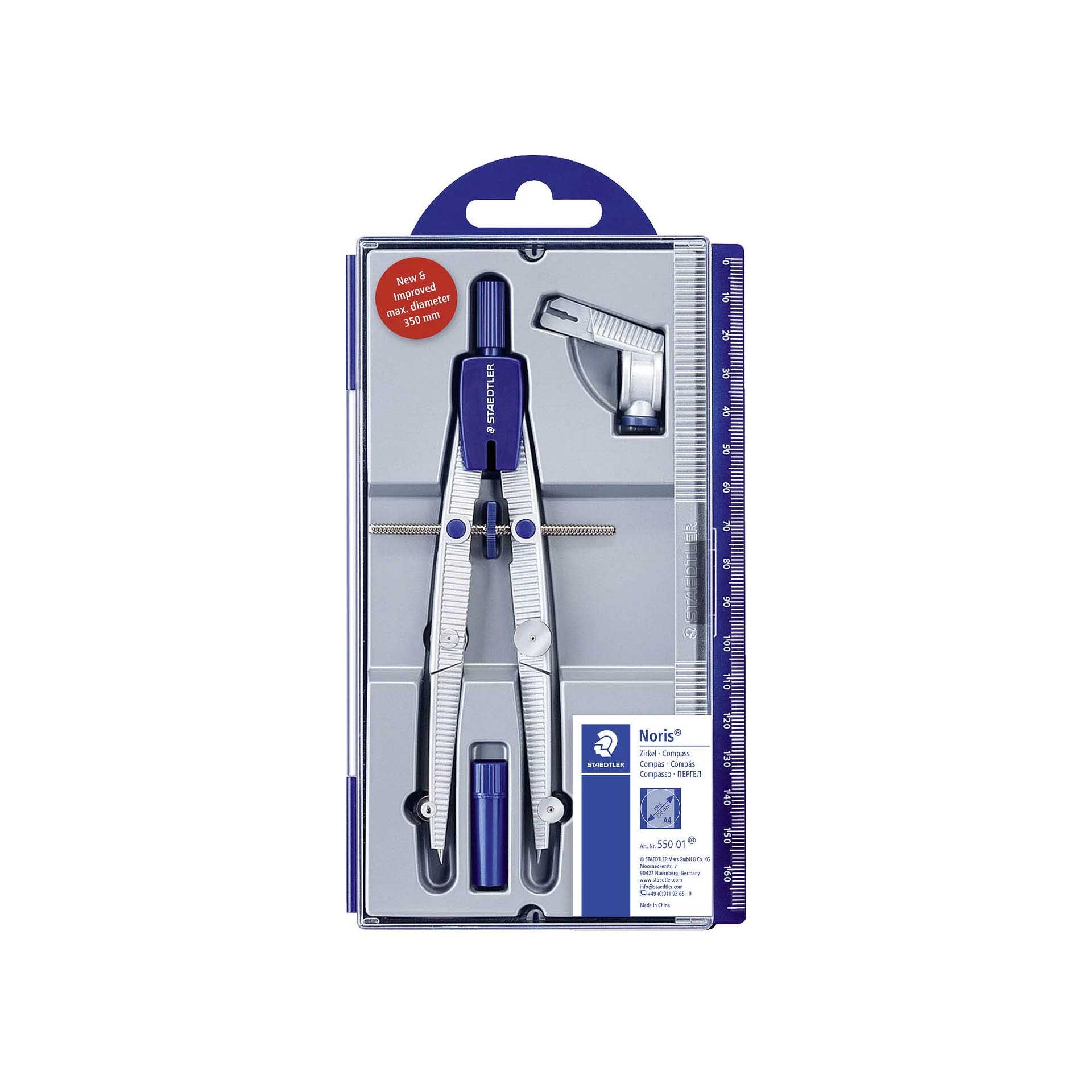 Compasso Staedtler Escolar 4 Peças