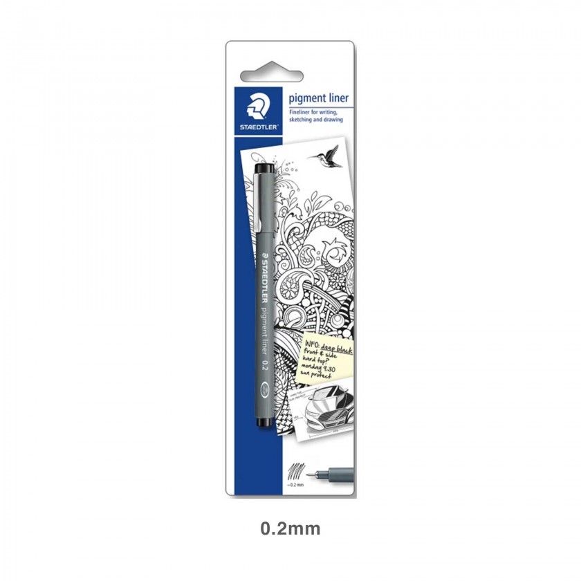 Marcador Staedtler Linha Fina Preto 0.2mm Marcador Staedtler Linha Fina Preto 0.2mm