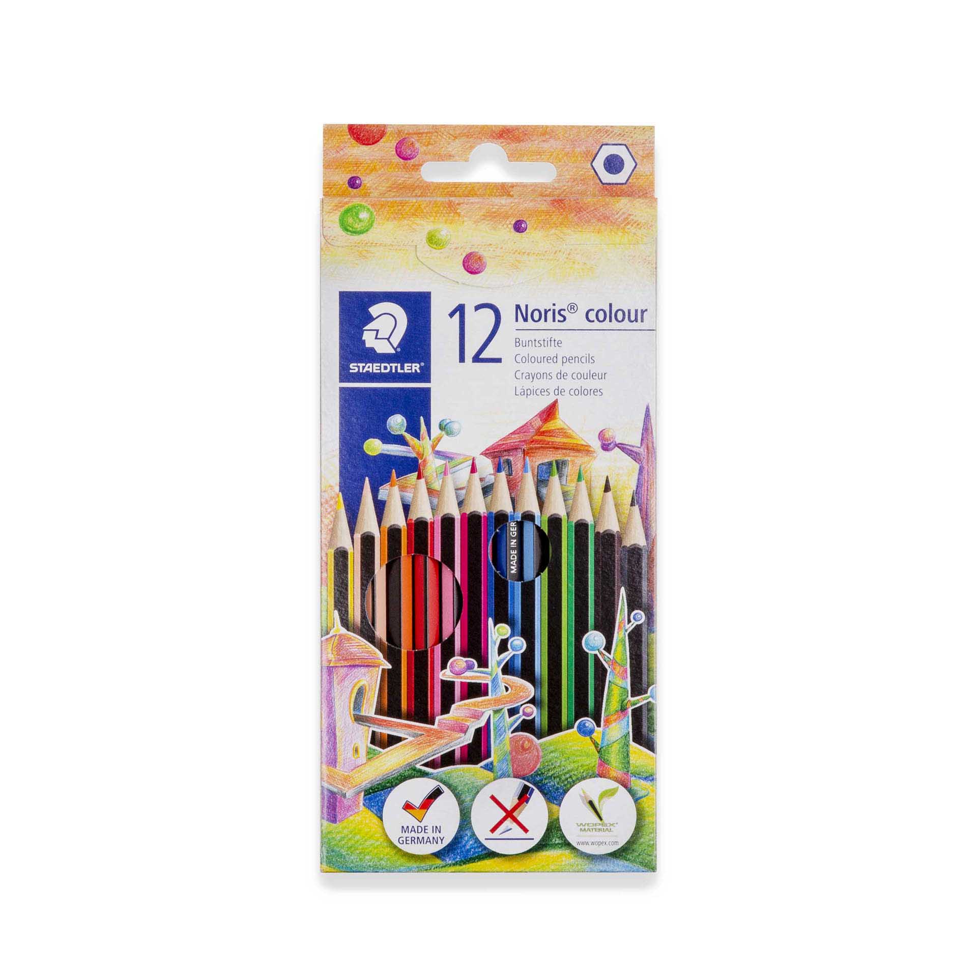 Lápis Cor Noris Staedtler 12 Cores 3mm