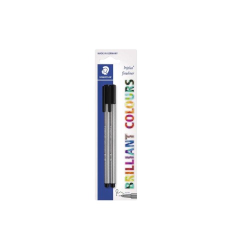 Caneta Ponta Fina Staedtler Preto 0.3mm Pack 2 - Image product