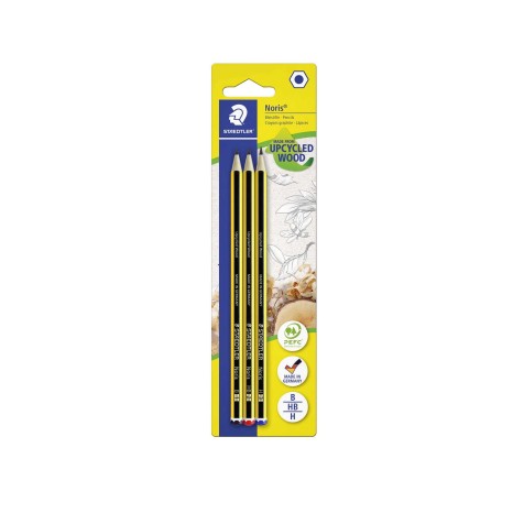 Lápis Grafite Staedtler Noris B/HB/H Pack 3 - Image product