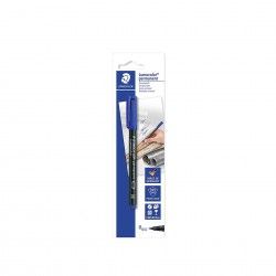 Caneta Permanente Staedtler Blister Azul 1mm