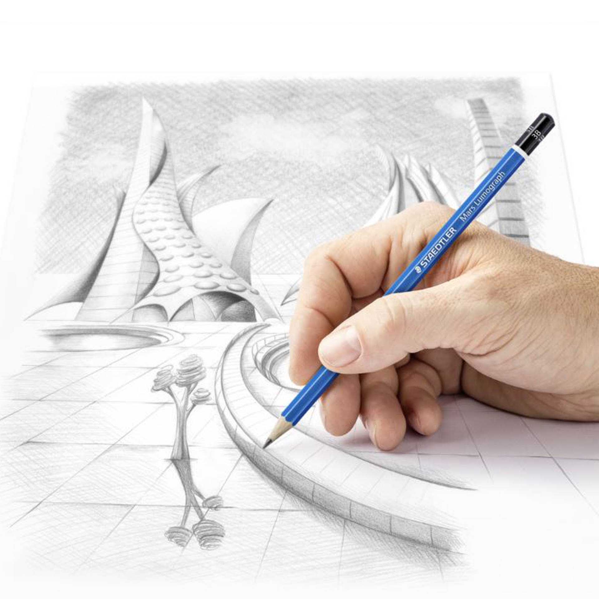 Lápis Grafite Staedtler Lumograph 3B