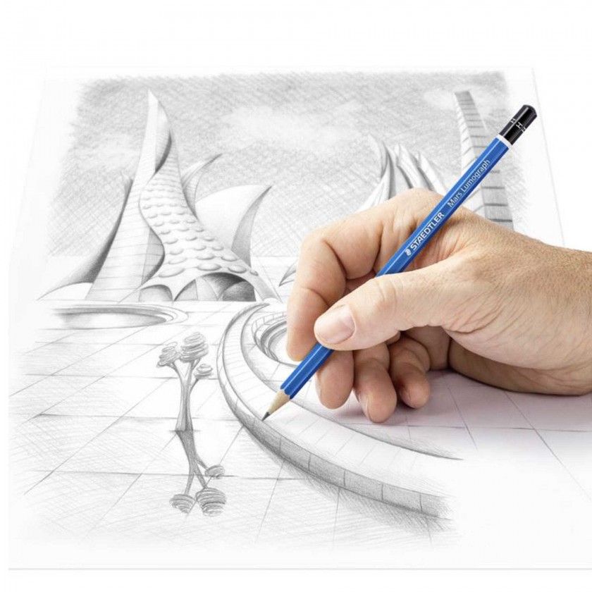 Lpis Grafite Staedtler Lumograph H