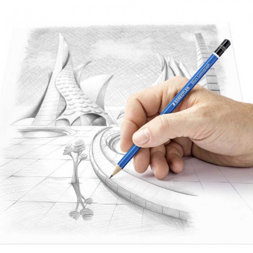 Lápis Grafite Staedtler Lumograph 2B Lápis Grafite Staedtler Lumograph 2B