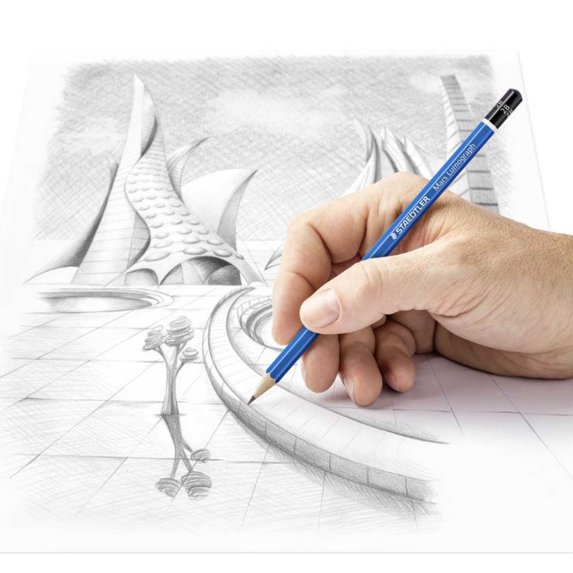 Lápis Grafite Staedtler Lumograph 2B