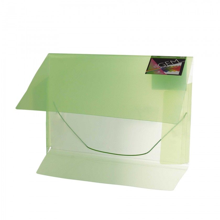 Pasta com Elásticos Verde A4 Pasta com Elásticos Verde A4