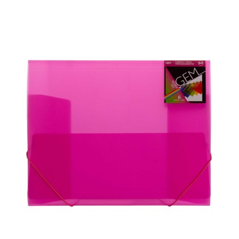 Pasta com El�sticos Rosa A4 - Image product