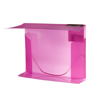 Pasta com El�sticos Rosa A4