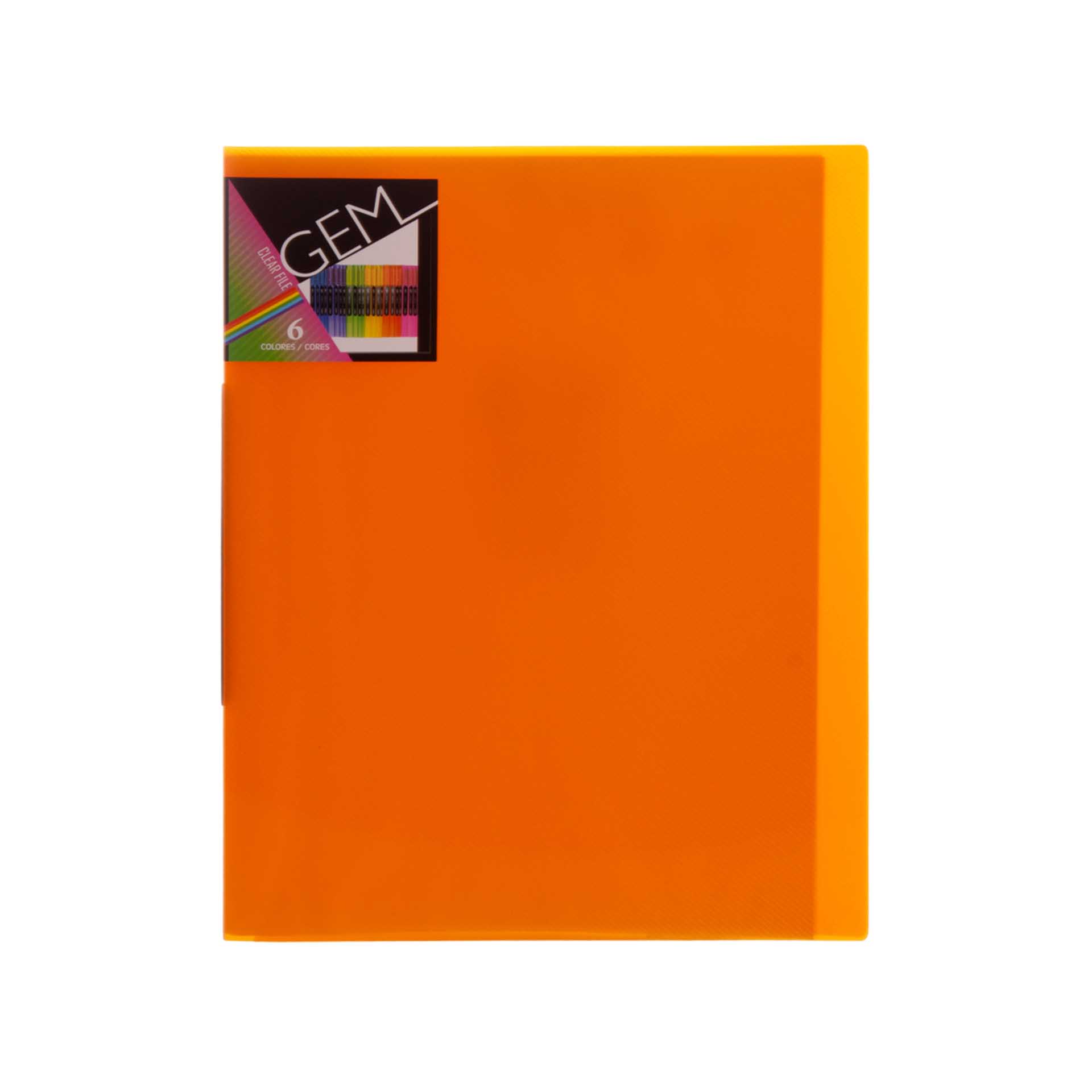 Portefólio Laranja A4 20 Folhas