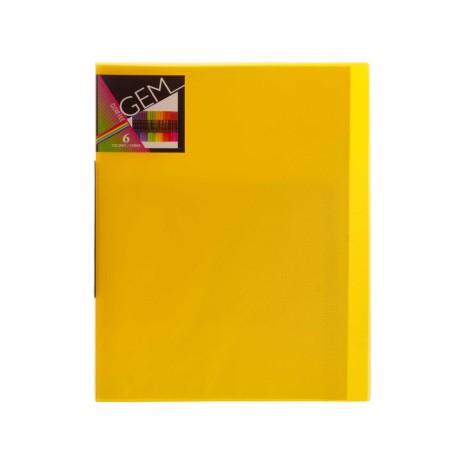 Portef�lio Amarelo A4 20 Folhas - Image product