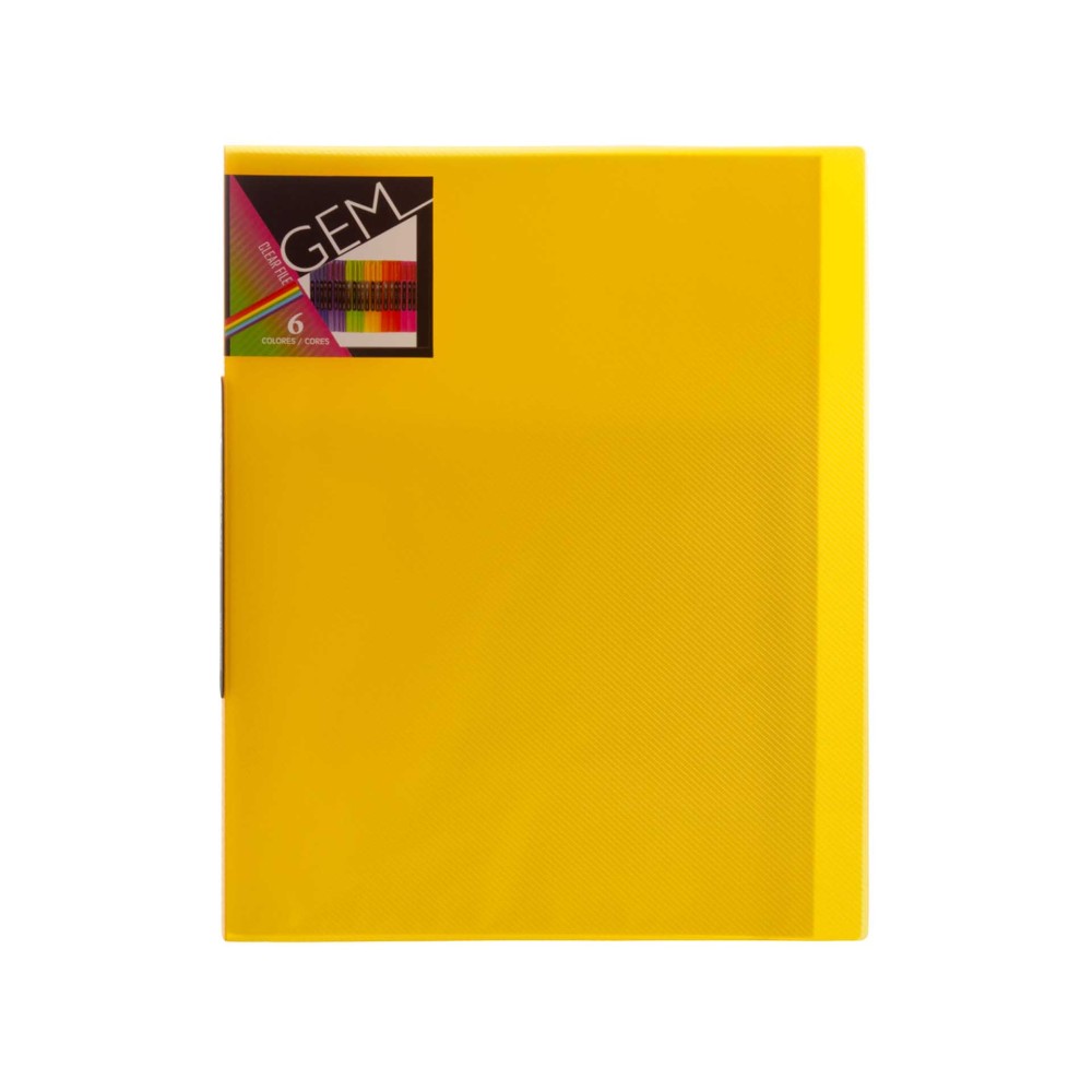 Portef�lio Amarelo A4 20 Folhas