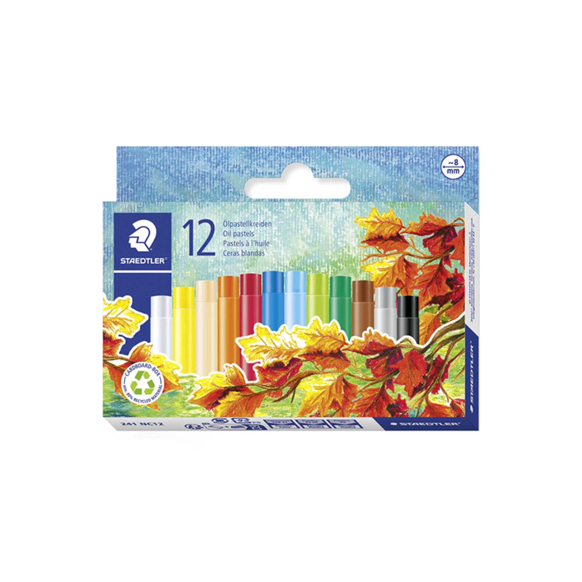 Pastel Óleo Staedtler 12 Cores