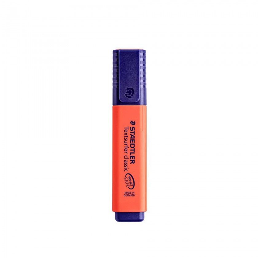Marcador Staedtler Fluo Textsurfer Vermelho Marcador Staedtler Fluo Textsurfer Vermelho