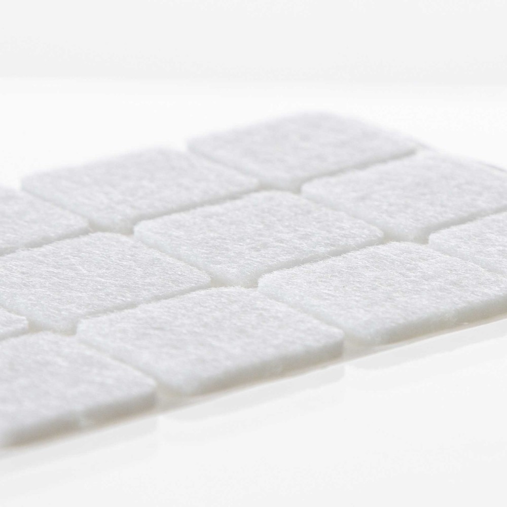 Feltro Adesivo Quadrado 35X35X2.5mm Pack 4