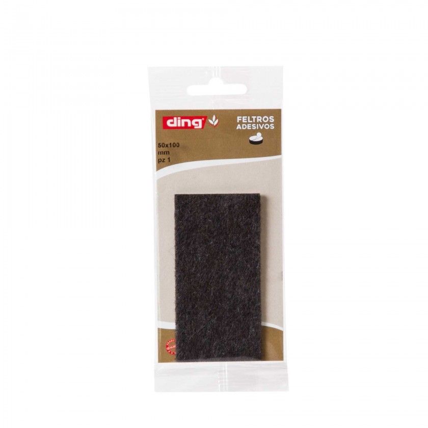 Feltro Adesivo Retangular 50X100X2.5mm