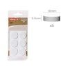 Feltro Adesivo Redondo 30X2.5mm Pack 6